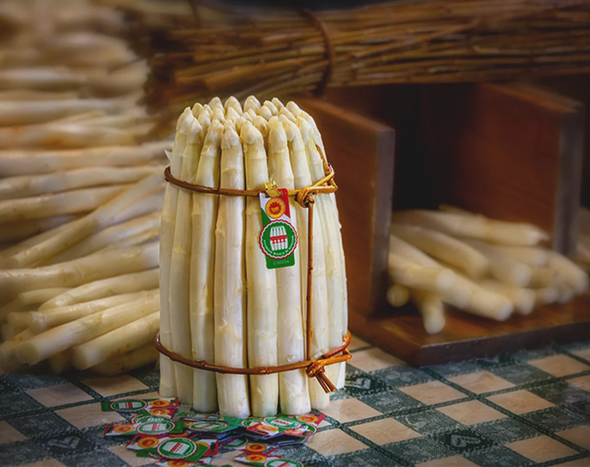 asparago bianco dop di bassano
